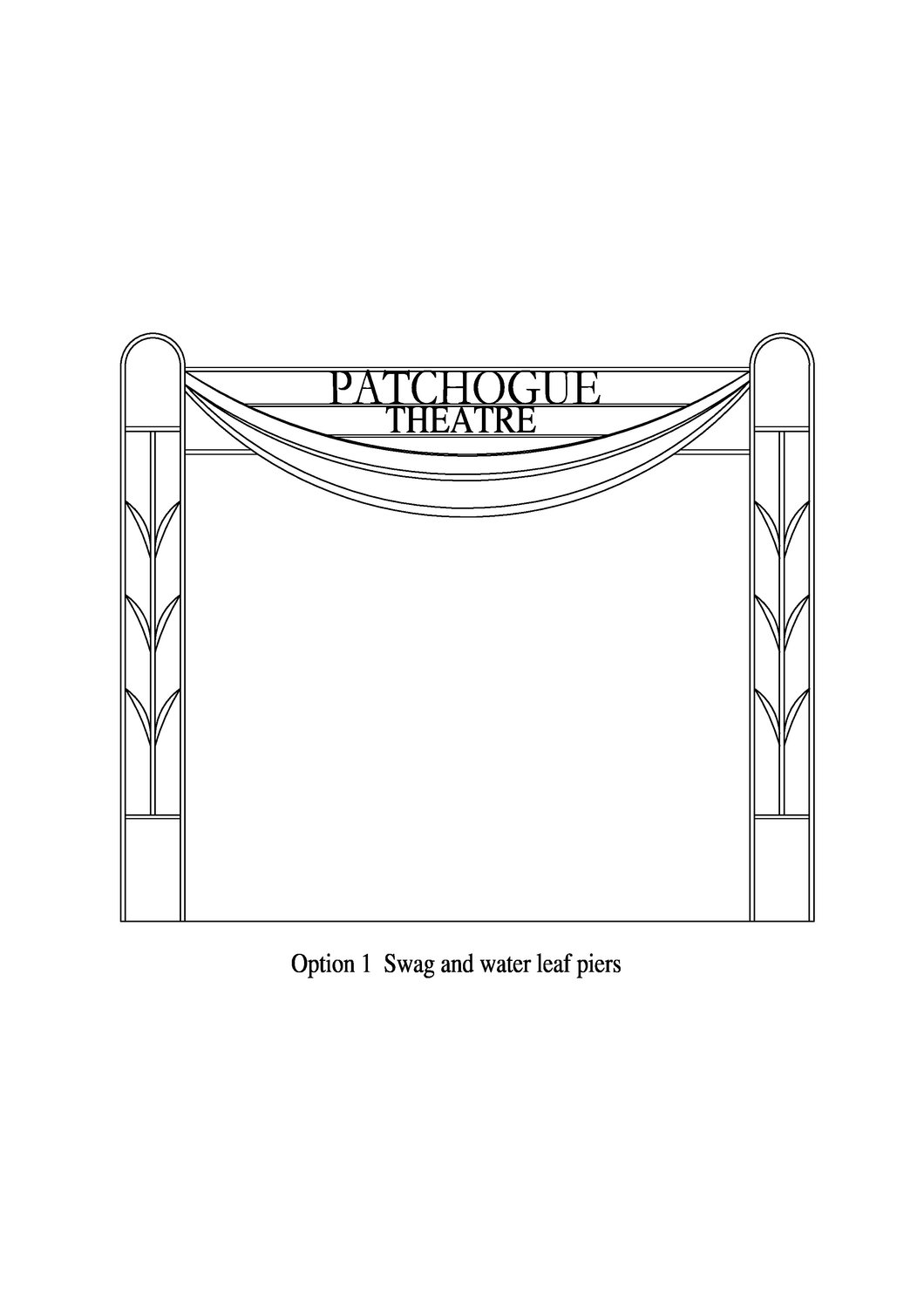 If awarded grant funding, the Patchogue Theatre archway will be installed sometime in 2024.